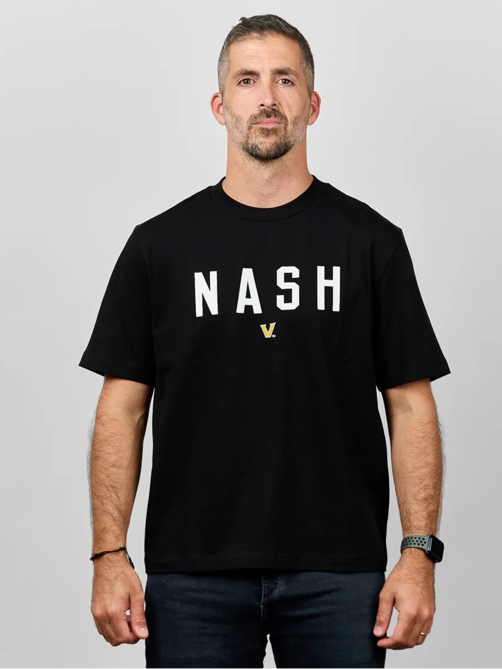 NASH Vanderbilt Black Graphic Unisex T‑Shirt